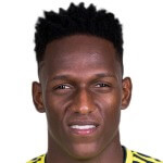Football player Y. Mina